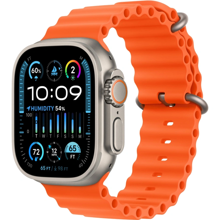 Смарт-часы Apple Watch Ultra 2 - 49 mm ремешок Ocean band | Orange