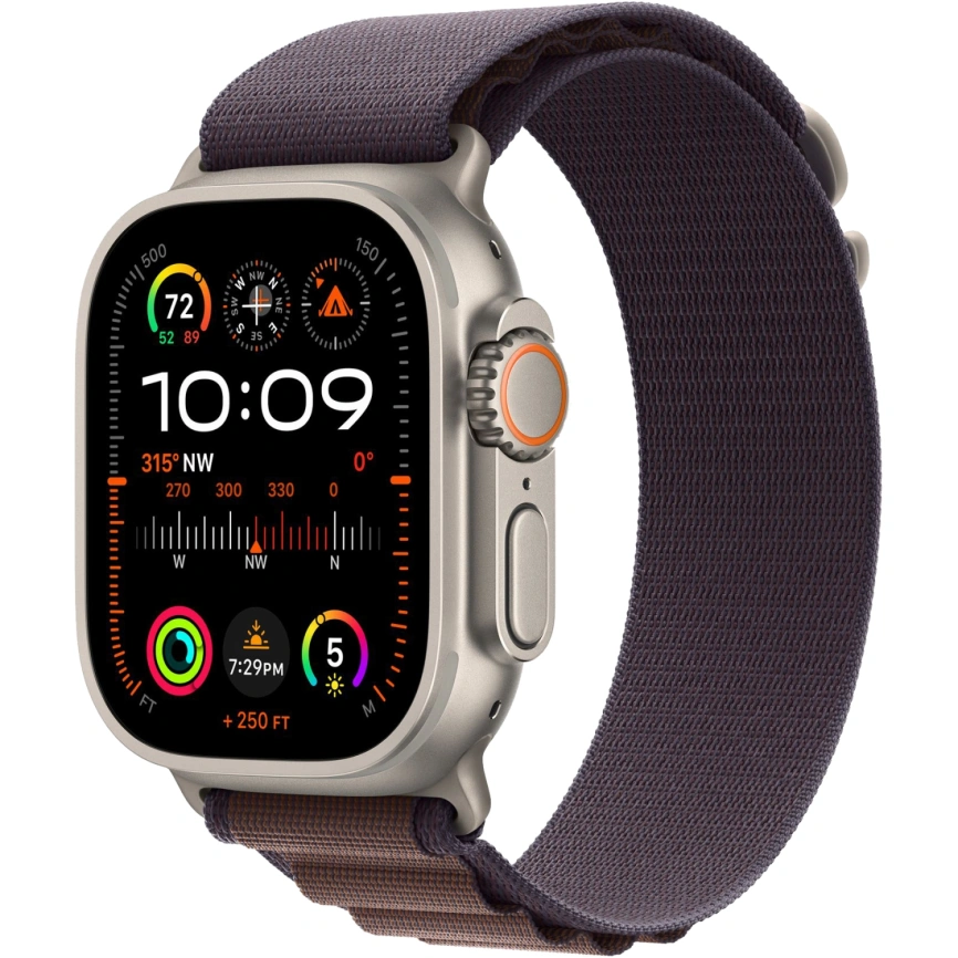 Смарт-часы Apple Watch Ultra 2 - 49 mm ремешок Alpine Loop | Indigo, S