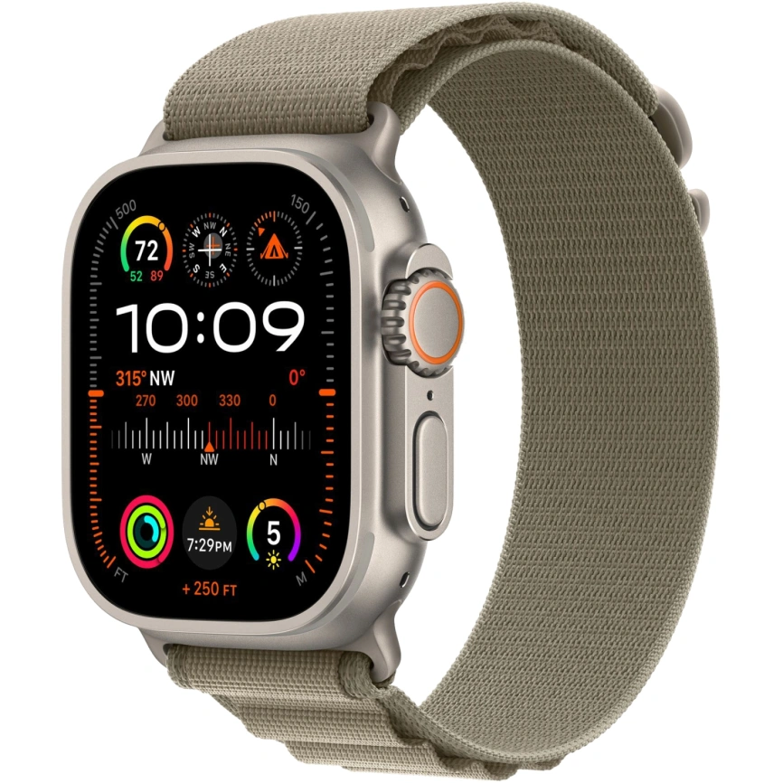 Смарт-часы Apple Watch Ultra 2 - 49 mm ремешок Alpine Loop | Olive, S
