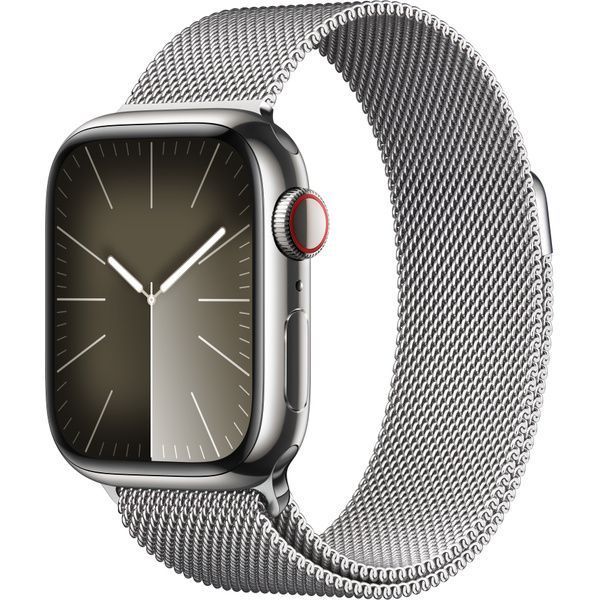 Смарт-часы Apple Watch S9 - 41 mm Steel case | ремешок Milanese Loop | GPS, Silver