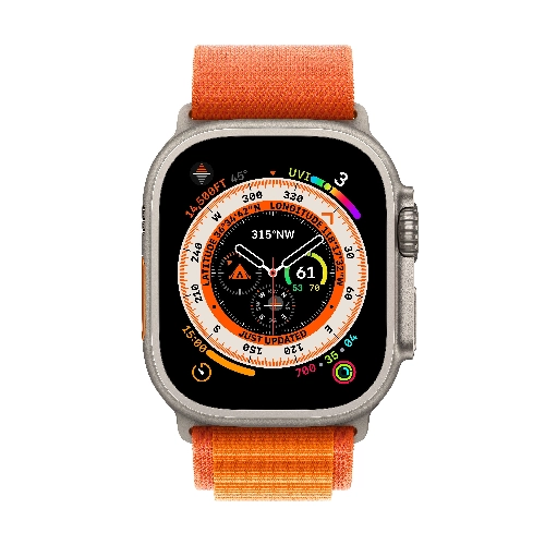Смарт-часы Apple Watch Ultra - 49 mm корпус из титана | ремешок Alpine Loop | Orange, M