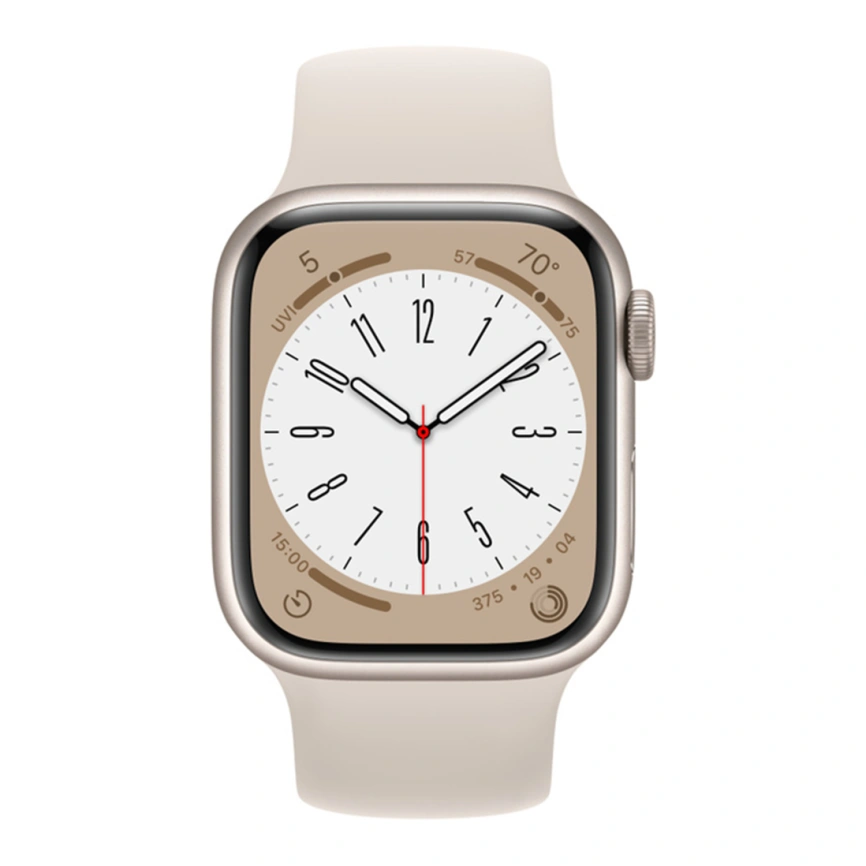 Смарт-часы Apple Watch S8 - 41 mm GPS Starlight Sport band