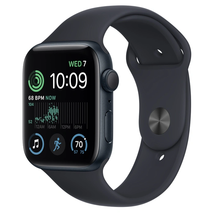 Смарт-часы Apple Watch SE (2022) GPS - 44 mm Midnight Sport band (MNK03)