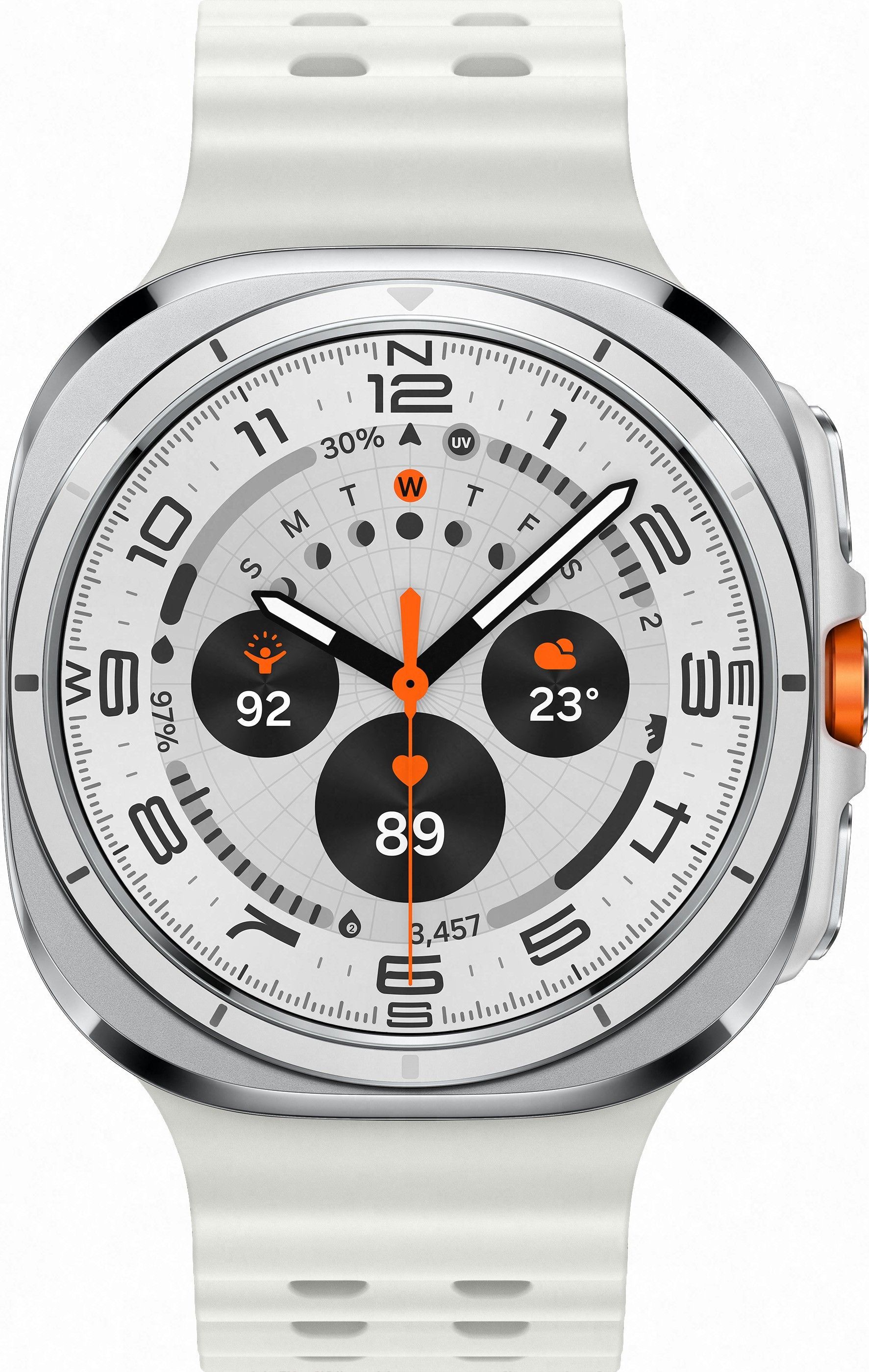 Смарт-часы Samsung Galaxy Watch Ultra (2024) - 47 mm (SM-L705) Titanium White (белый ремешок)