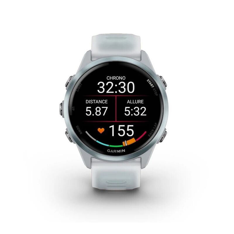 Смарт-часы Garmin Forerunner 570 - 42 mm, Облачно-голубой алюминий с облачно-голубым ремешком