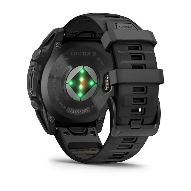 Смарт-часы Garmin Tactix 8 Amoled Sapphire, AB Ultralight - 47 mm, Черный с черным ремешком (010-03405-00)