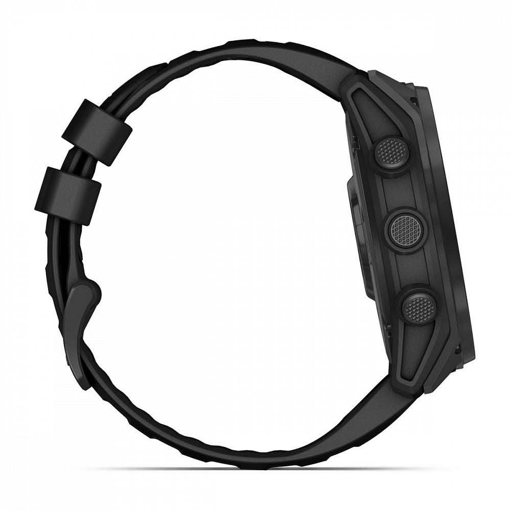 Смарт-часы Garmin Tactix 8 Solar Sapphire, AB Ultralight - 51 mm, Черный с черным ремешком (010-03407-00)