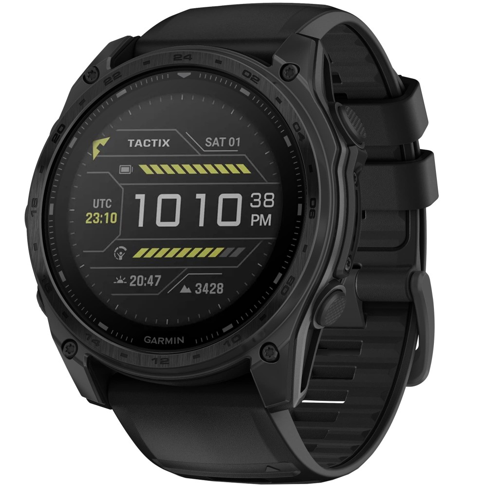 Смарт-часы Garmin Tactix 8 Solar Elite - 51 mm, Черный, черный нейлоновый ремешок