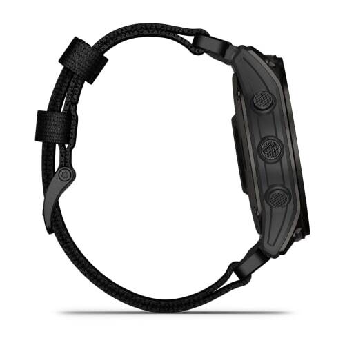 Смарт-часы Garmin Tactix 7 Amoled Edition - 51 mm, черный с черным нейлоновым ремешком