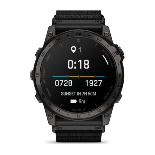 Смарт-часы Garmin Tactix 7 Amoled Edition - 51 mm, черный с черным нейлоновым ремешком