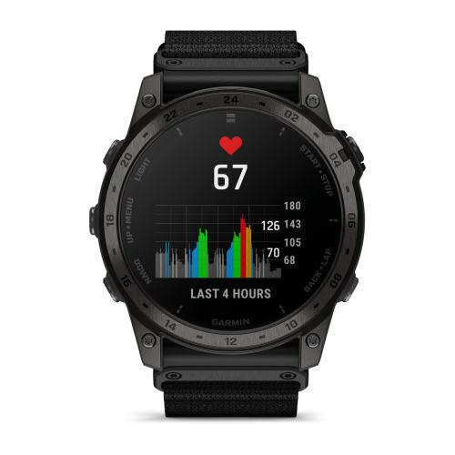 Смарт-часы Garmin Tactix 7 Amoled Edition - 51 mm, черный с черным нейлоновым ремешком