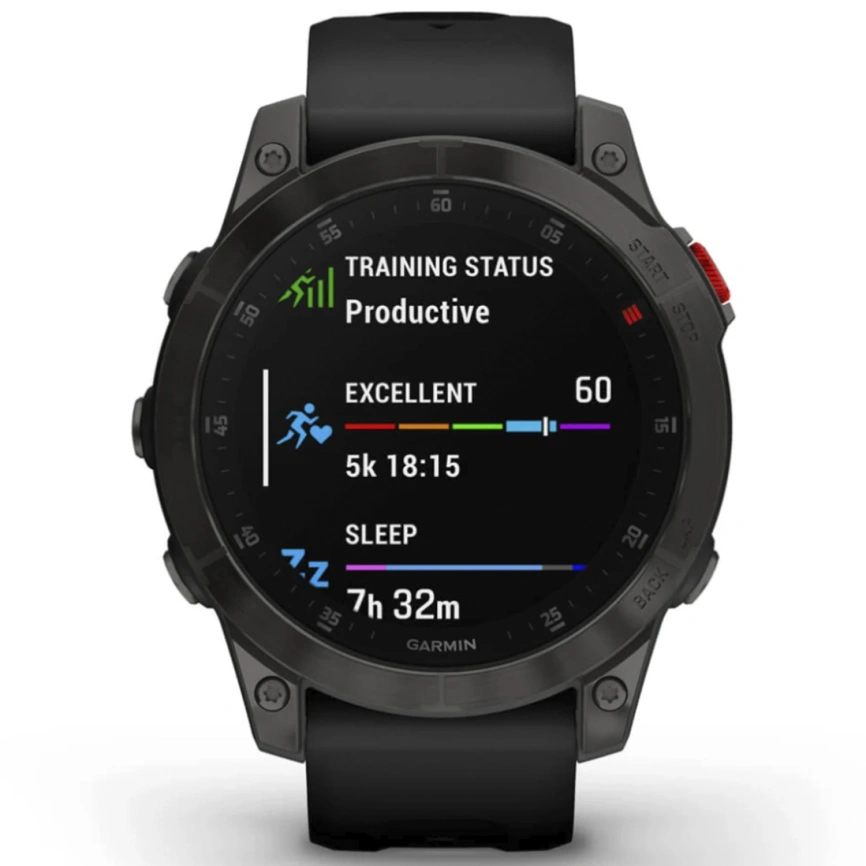 Смарт-часы Garmin Epix (Gen 2) - 47 mm, Sapphire - Black Titanium