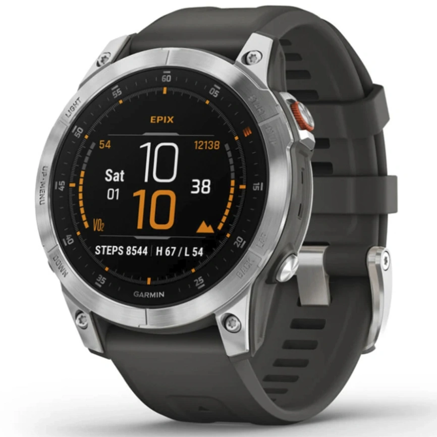 Смарт-часы Garmin Epix (Gen 2) - 47 mm, Slate Steel