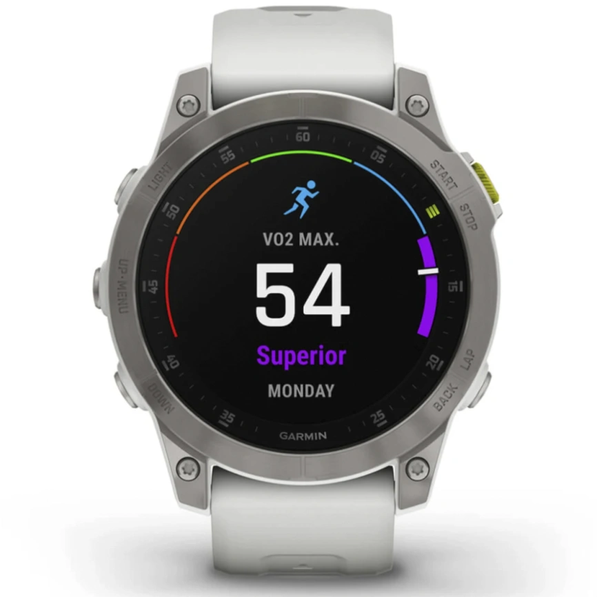 Смарт-часы Garmin Epix (Gen 2) - 47 mm, Sapphire - White Titanium