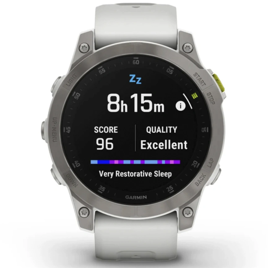 Смарт-часы Garmin Epix (Gen 2) - 47 mm, Sapphire - White Titanium