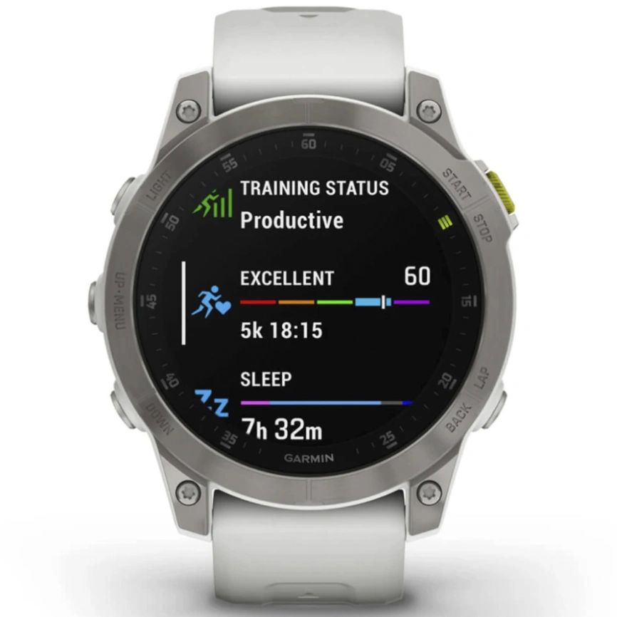 Смарт-часы Garmin Epix (Gen 2) - 47 mm, Sapphire - White Titanium