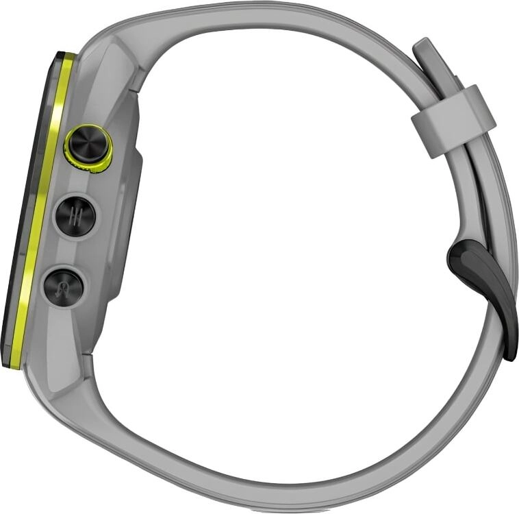 Смарт-часы Garmin Approach S70 - 42 mm, черный керамический безель с серым силиконовым ремешком