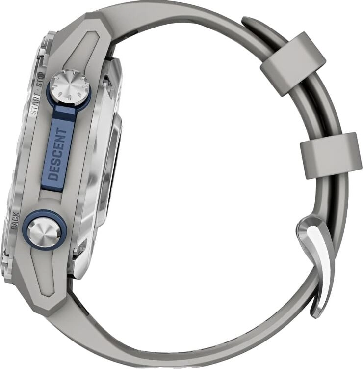 Смарт-часы Garmin Descent Mk3 - 43 mm, Дымчато-серый, силиконовый ремешок