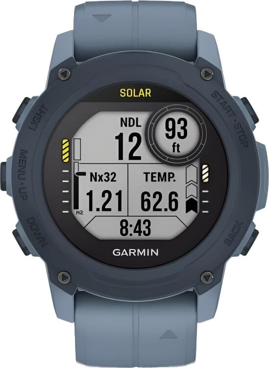 Смарт-часы Garmin Descent G1 Solar - 45 mm, Голубой