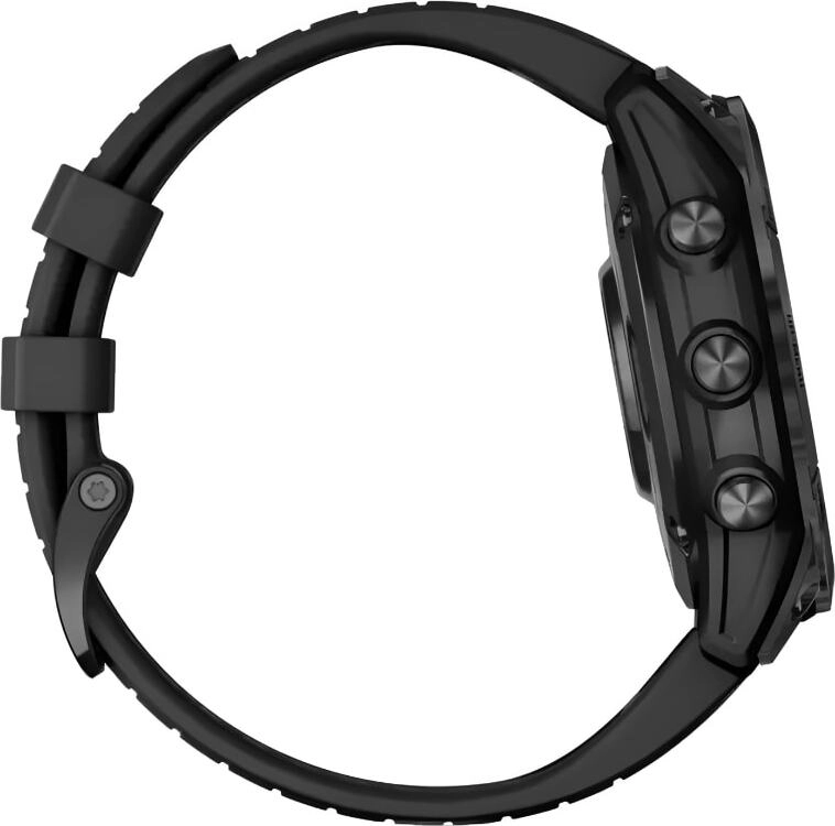 Смарт-часы Garmin Fenix 7 Pro Solar Edition - 47 mm, Серый с черным ремешком