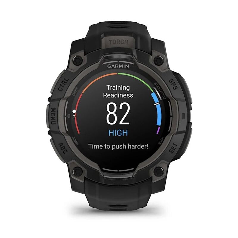 Смарт-часы Garmin Instinct 3 - 45 mm, Amoled, Черный, угольно-черный ремешок