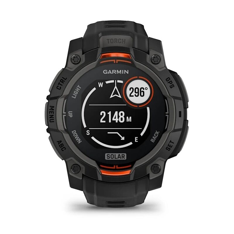 Смарт-часы Garmin Instinct 3 - 45 mm, Solar, Черный, черный ремешок
