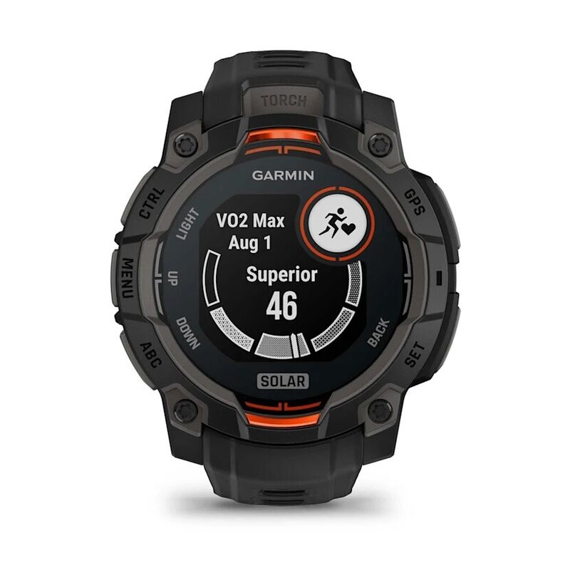 Смарт-часы Garmin Instinct 3 - 45 mm, Solar, Черный, черный ремешок