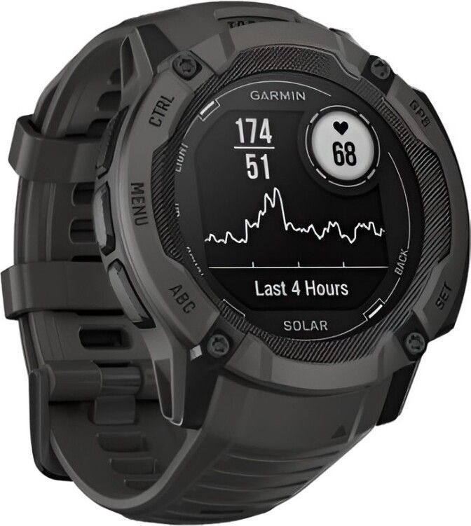 Смарт-часы Garmin Instinct 2X Solar Standard Edition - 50 mm, Черный
