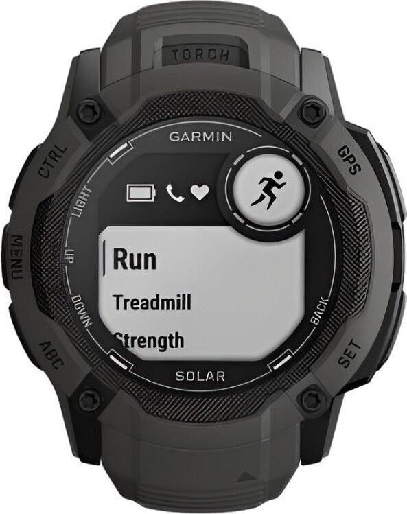 Смарт-часы Garmin Instinct 2X Solar Standard Edition - 50 mm, Черный