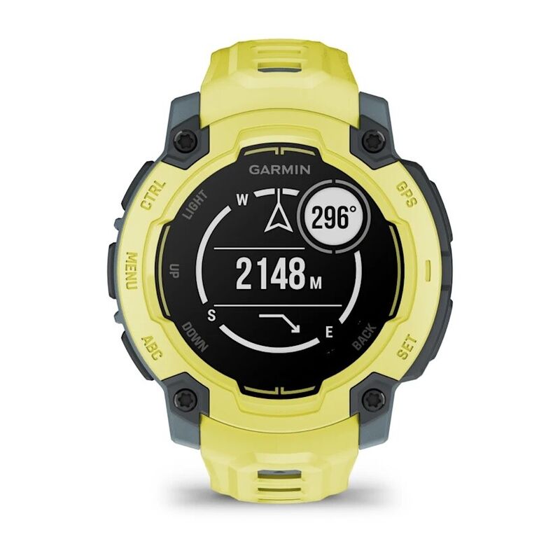 Смарт-часы Garmin Instinct E - 45 mm, Лаймовый, лаймовый силиконовый ремешок