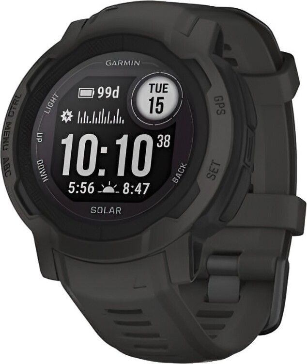 Смарт-часы Garmin Instinct 2 Solar Standard Edition - 45 mm, Черный