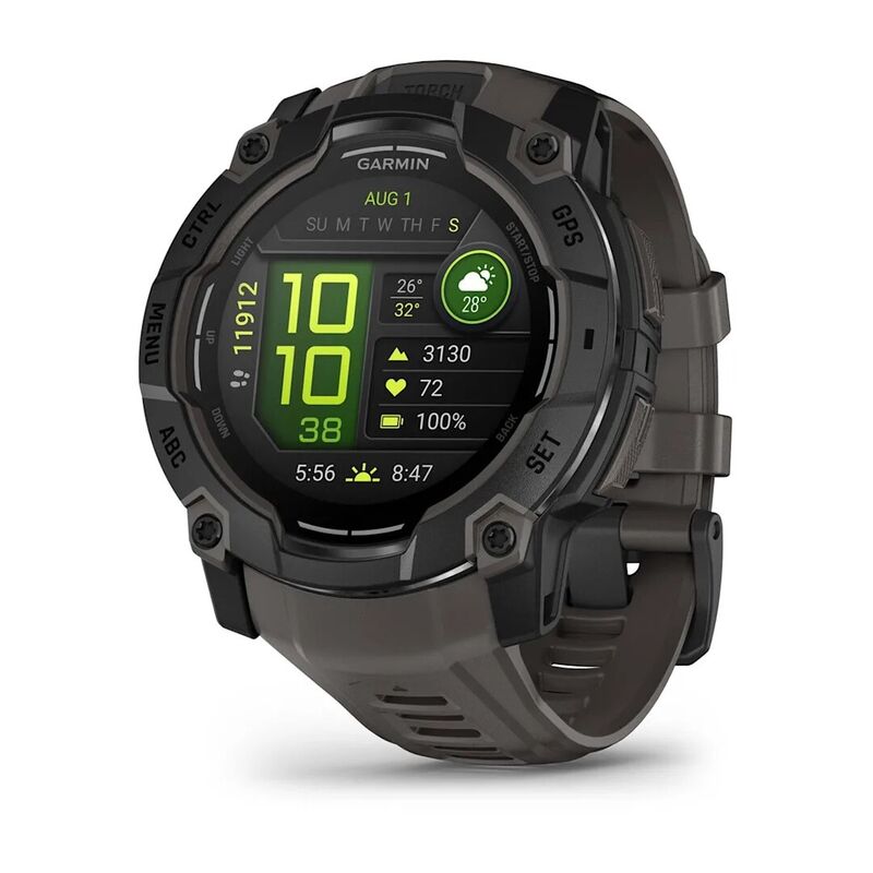 Смарт-часы Garmin Instinct 3 - 50 mm, Amoled, Черный, угольно-черный ремешок
