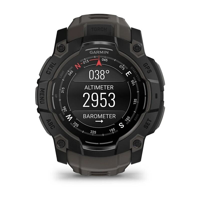 Смарт-часы Garmin Instinct 3 - 50 mm, Amoled, Черный, угольно-черный ремешок