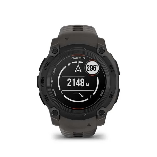 Смарт-часы Garmin Instinct E - 45 mm, Черный, угольно-черный силиконовый ремешок