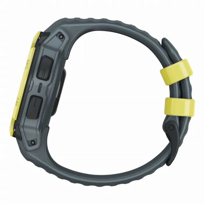 Смарт-часы Garmin Instinct E - 40 mm, Лаймовый, серо-синий силиконовый ремешок