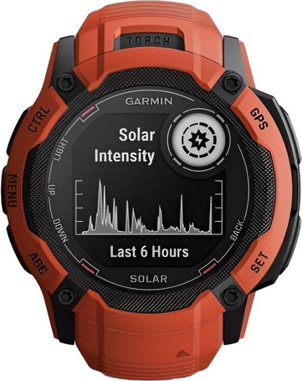 Смарт-часы Garmin Instinct 2X Solar Standard Edition - 50 mm, Красный