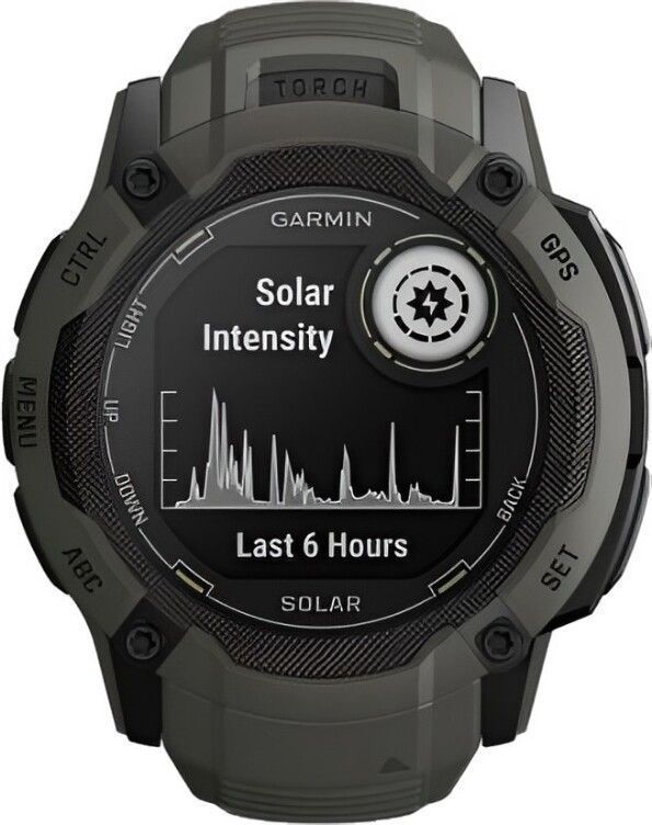 Смарт-часы Garmin Instinct 2X Solar Standard Edition - 50 mm, Темно-зеленый