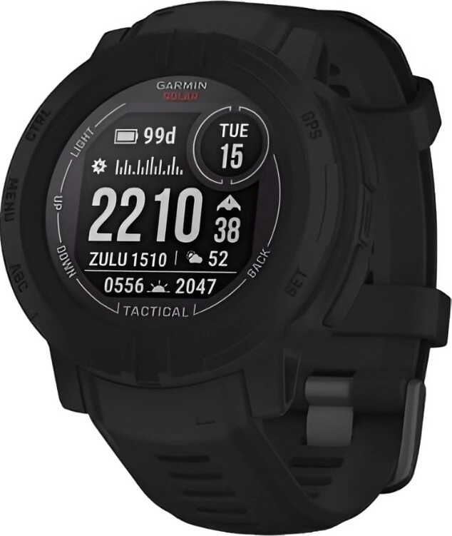 Смарт-часы Garmin Instinct 2X Solar Tactical Edition - 50 mm, Черный