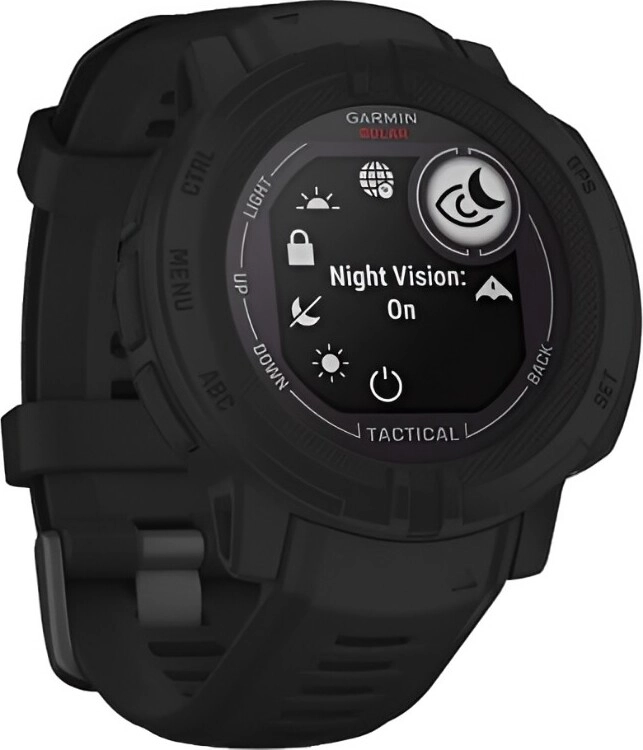 Смарт-часы Garmin Instinct 2X Solar Tactical Edition - 50 mm, Черный