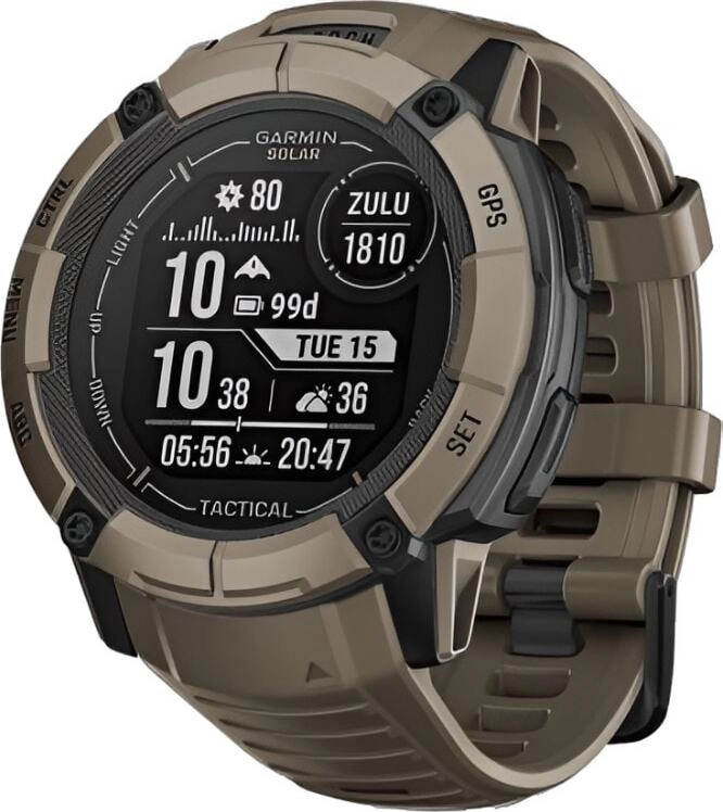 Смарт-часы Garmin Instinct 2 Solar Tactical Edition - 45 mm, Коричневый
