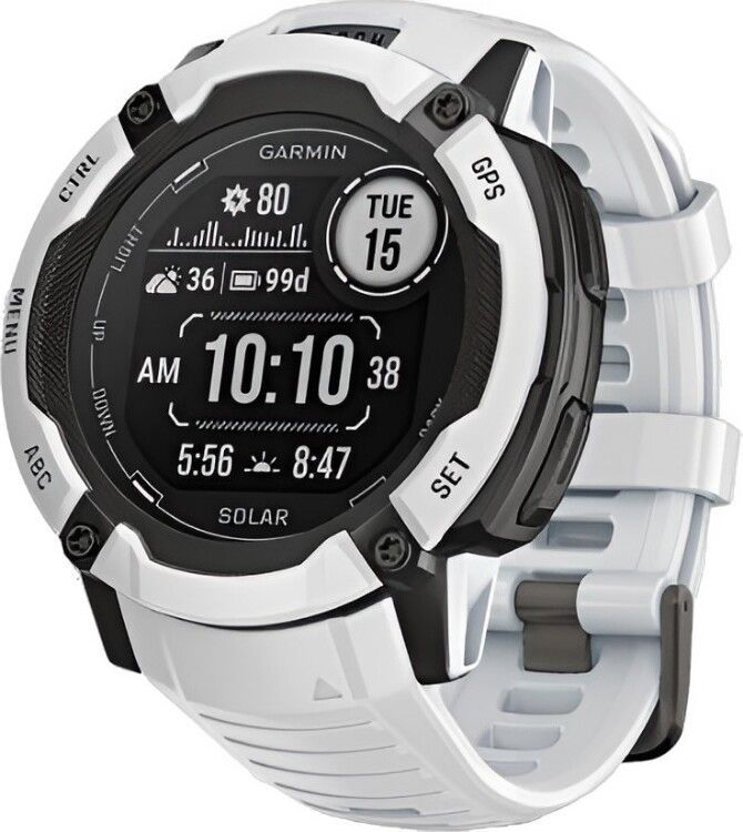 Смарт-часы Garmin Instinct 2X Solar Standard Edition - 50 mm, Белый