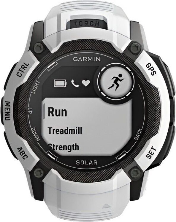 Смарт-часы Garmin Instinct 2X Solar Standard Edition - 50 mm, Белый