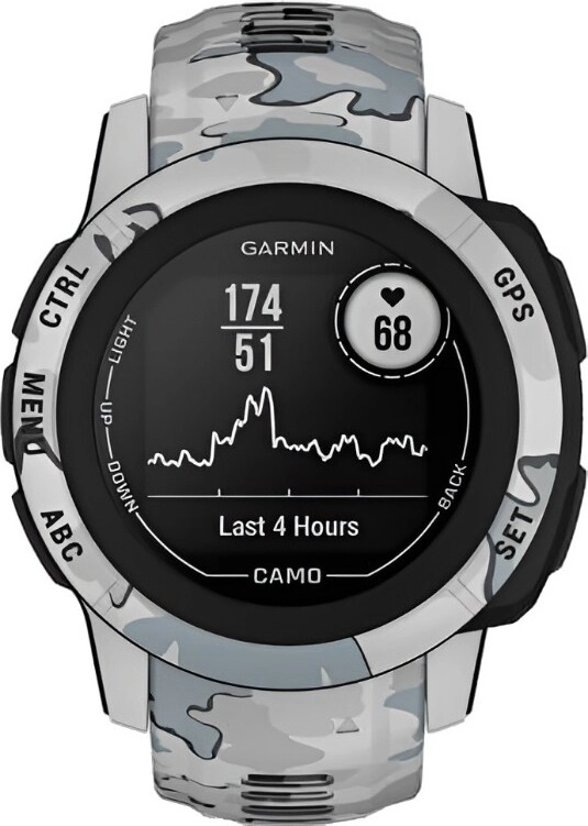 Смарт-часы Garmin Instinct 2S Camo Edition - 40 mm, Серый камуфляж