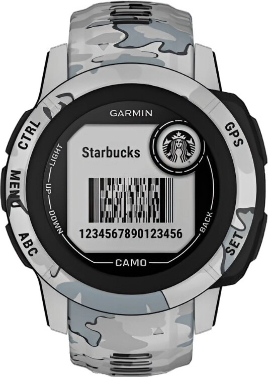 Смарт-часы Garmin Instinct 2S Camo Edition - 40 mm, Серый камуфляж