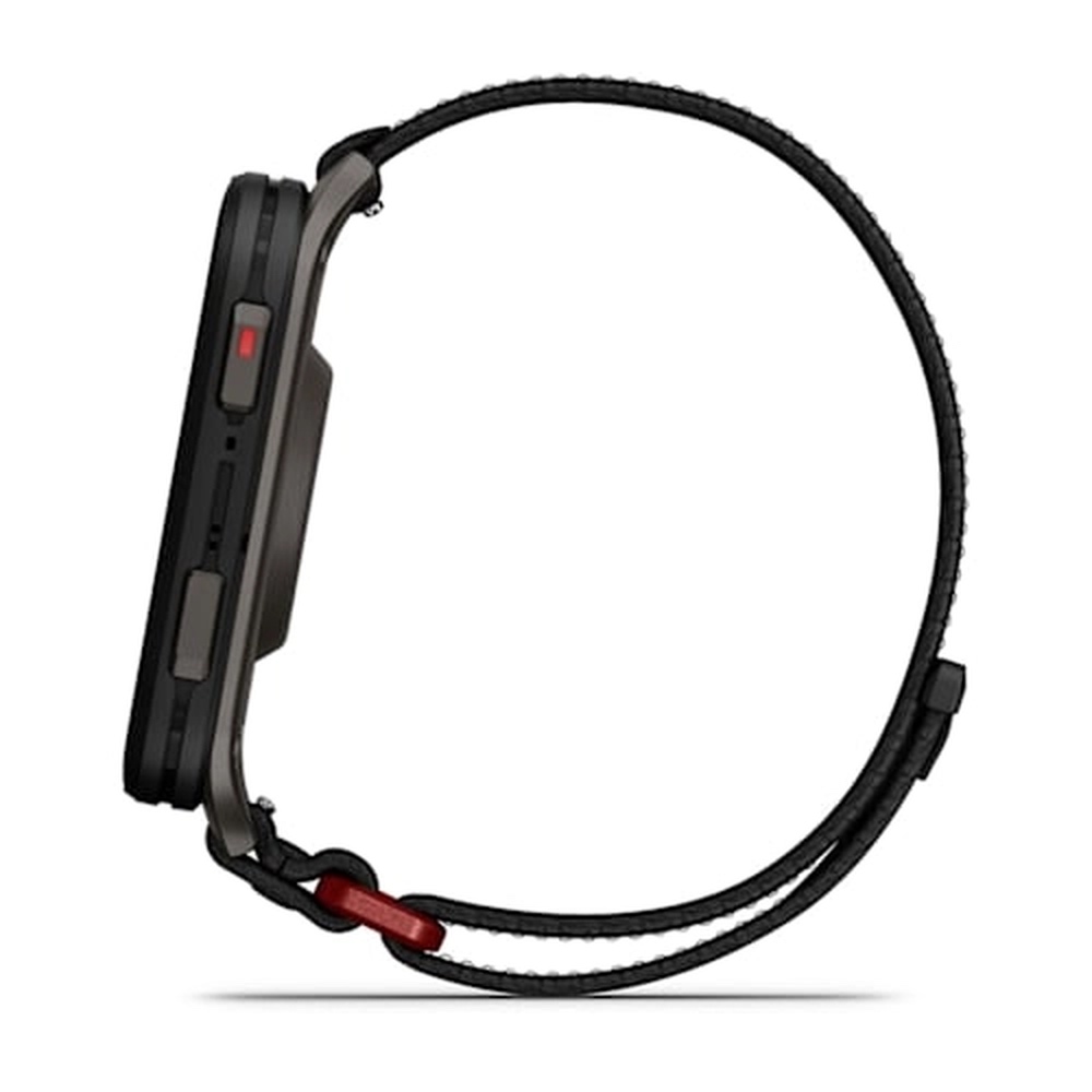 Смарт-часы Garmin Venu X1 - 51 mm, Черный с серой титановой крышкой, черный нейлоновый ремешок