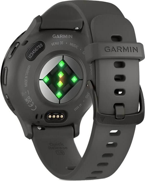 Смарт-часы Garmin Venu 3S - 41 mm, Серый, темно-серый безель, серый ремешок