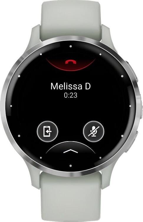 Смарт-часы Garmin Venu 3S - 41 mm, Серо-зеленый, серебристый безель, серый ремешок