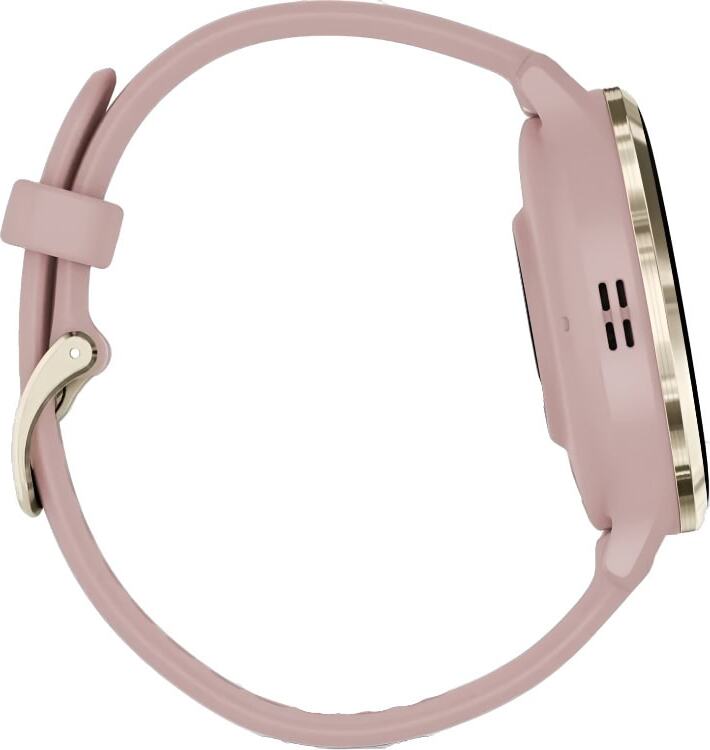 Смарт-часы Garmin Venu 3S - 41 mm, Розовый, золотистый безель, розовый ремешок