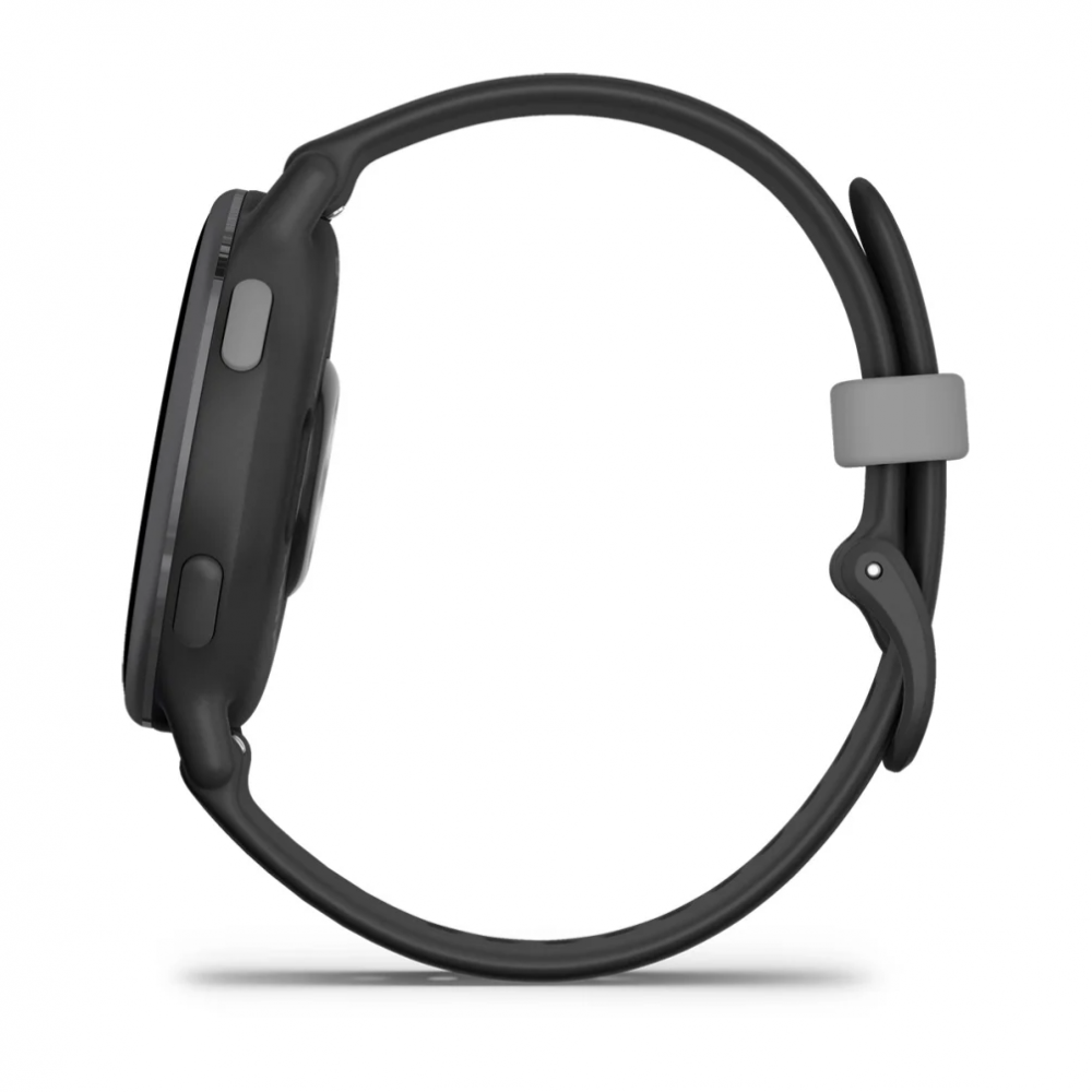 Смарт-часы Garmin Vivoactive 5 - 42 mm, Черный, серый безель, серый силиконовый ремешок