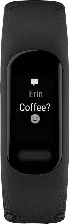Фитнес-браслет Garmin Vivosmart 5 - 19 mm, Черный (размер S/M)